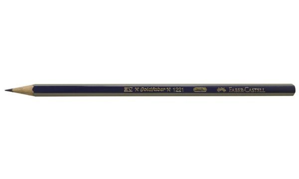 FABER-CASTELL Bleistift GOLDFABER, sechseckig, Härtegrad: 4B (5661136)