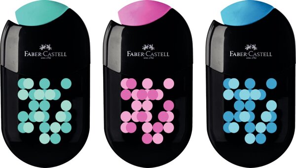 FABER-CASTELL Doppelspitzdose TWO TONE, im Display