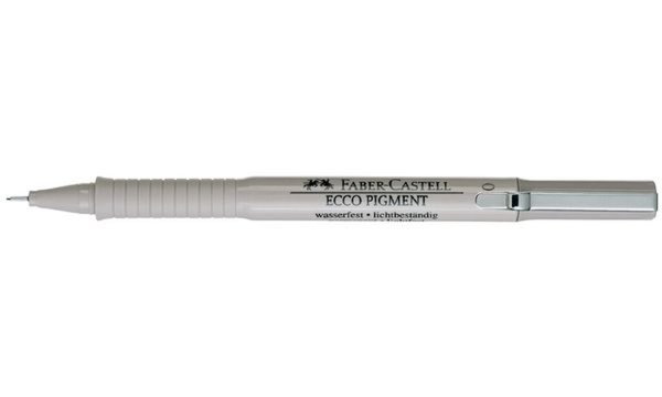 FABER-CASTELL Pigmentliner ECCO PIG MENT 0,1 mm, schwarz (5652507)