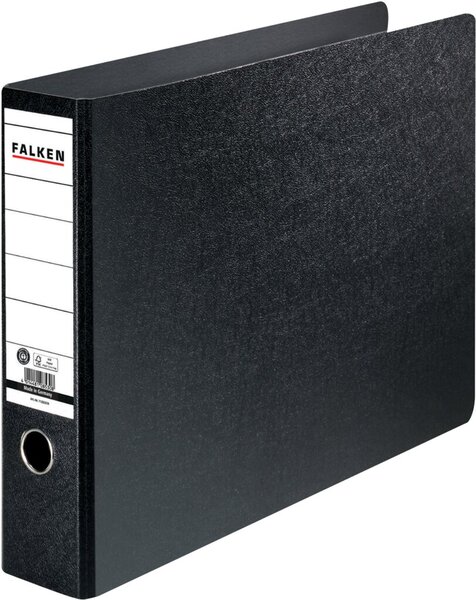 Ordner A3 quer Rückenbreite 75mm schwarz, ohne Schlitze