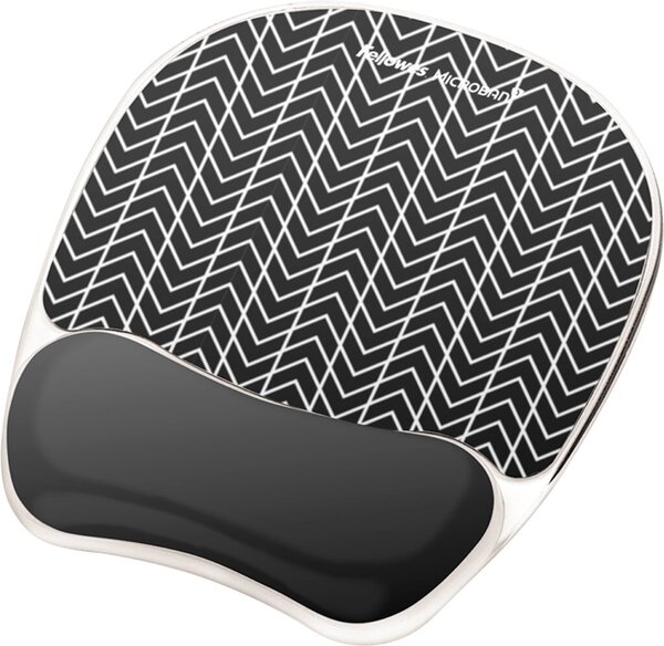 FELLOWES 9653401 - Schwarz - Weiß - Muster - Polypropylen (PP) - Handgelenkaufl