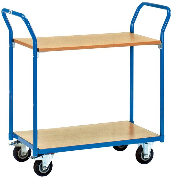 Tischwagen 1600 Ladefläche 850x500mm, 2 Lenk- und 2 Bock-