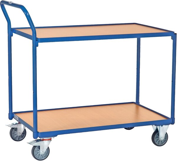 Tischwagen 2742, Ladefläche 1.000 x 600 mm, mit 2 Böden