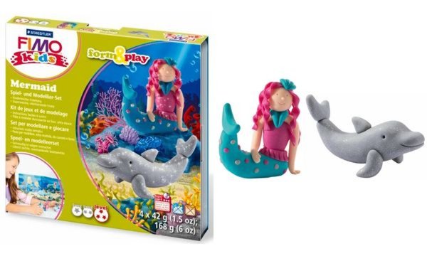 FIMO kids Modellier-Set Form & Play Mermaid, Level 3 (57890106)