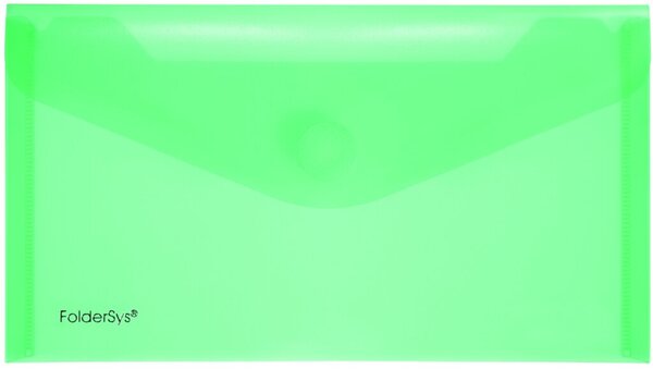 PP-Umschlag LangDIN grün transparent