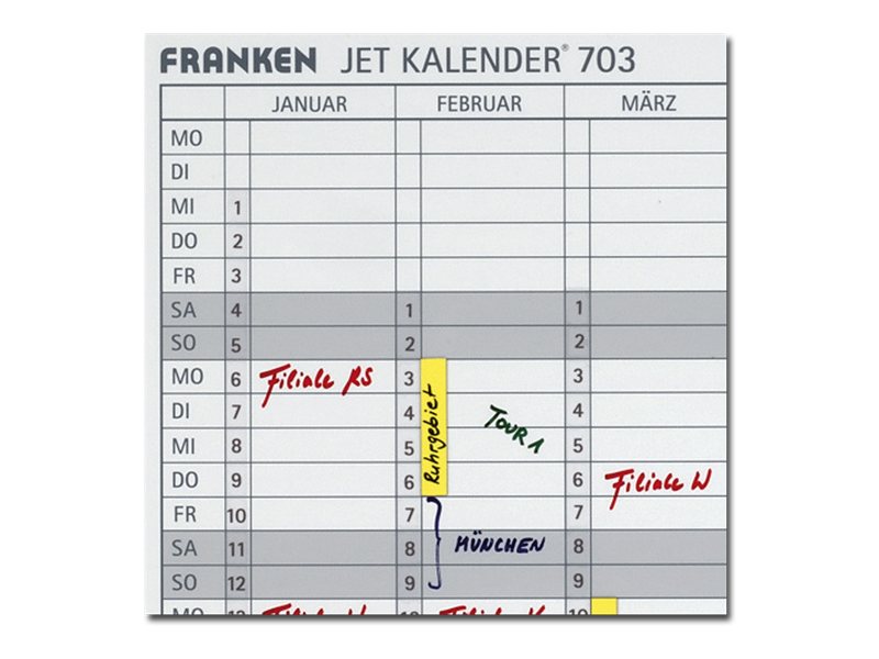 FRANKEN Datumsstreifen DS703A VE12 (DS703A)