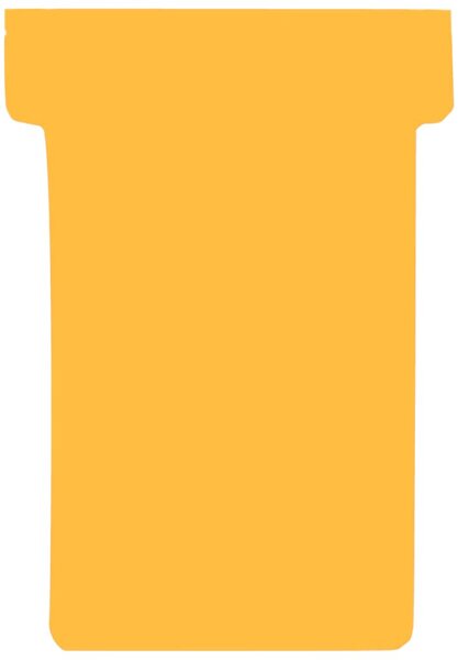 FRANKEN T-Karten, Größe 2 / 48 x 84 mm, orange für T-Kartenplaner, aus Karton, 