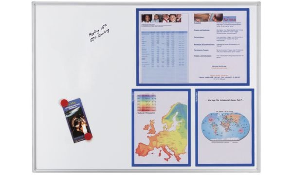 FRANKEN Weißwandtafel ECO, emaillie rt, 600 x 450 mm (70011200)