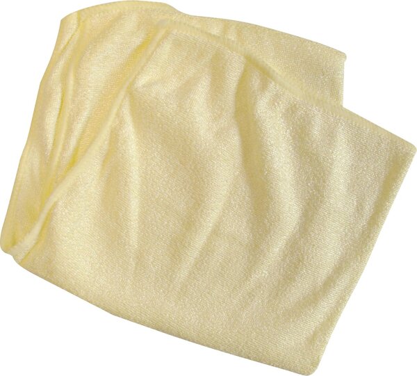 HYGOCLEAN Mikrofasertuch MICRO MASTER, 400 x 400 mm, gelb