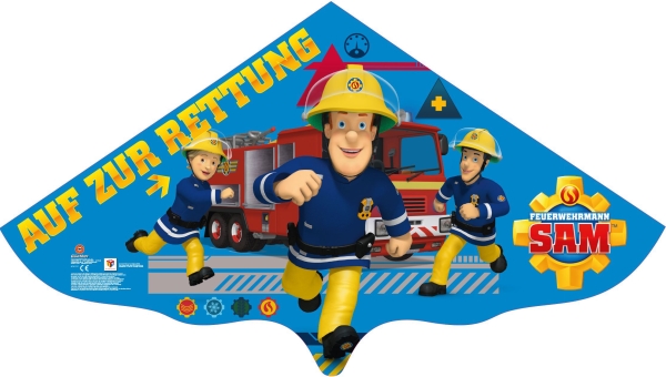 FS Feuerwehrmann Sam Kinderdrachen, Nr: 1217 FS Feuerwehrmann Sam Kinderdrachen, Nr: 1217