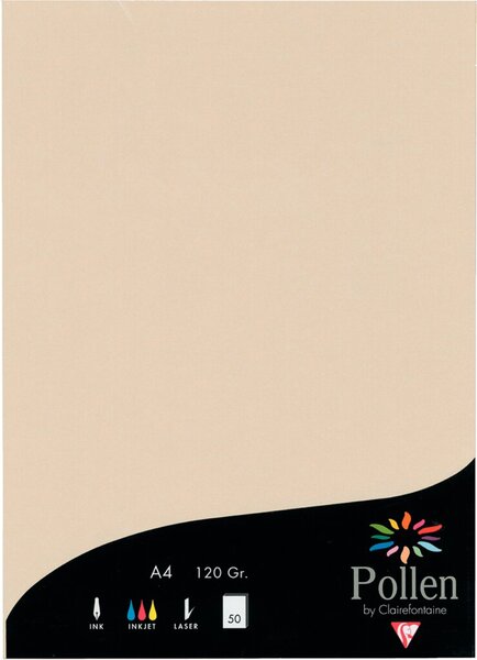 Farbiges Papier A4 120g Sand 50 Blatt Farbiges Papier A4 120g Sand 50 Blatt