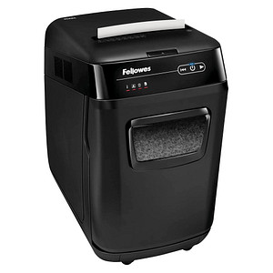 Fellowes AutoMax 200M Aktenvernichter mit Partikelschnitt P-5 2 x 14 mm 180 Blatt schwarz