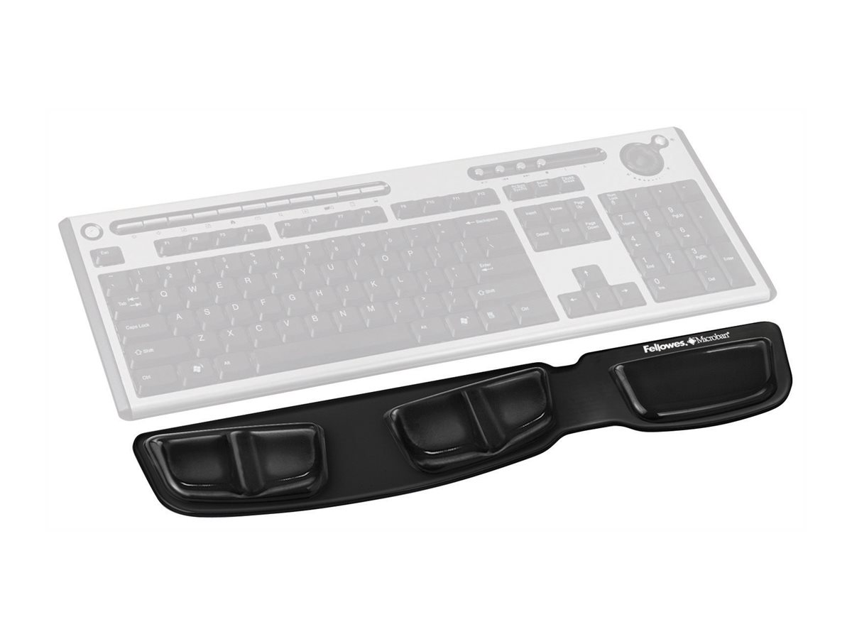 Fellowes Memory Foam Tastatur-Handgelenkauflage, Stoffoberfläche, antibakteriel