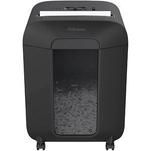 Fellowes Powershred LX85 Aktenvernichter mit Partikelschnitt P-4 4 x 40 mm 12 Blatt schwarz
