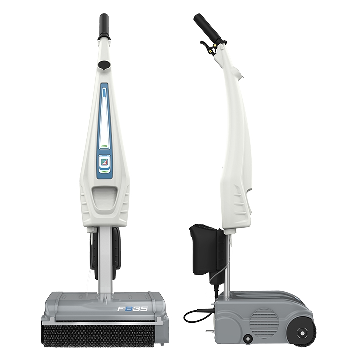 Floorwash Bodenreinigungsmaschine mit Akku FB35 | Farbe grau für den Innen oder Außenbereich Floorwash Bodenreinigungsmaschine mit Akku FB35 | Farbe grau für den Innen oder Außenbereich