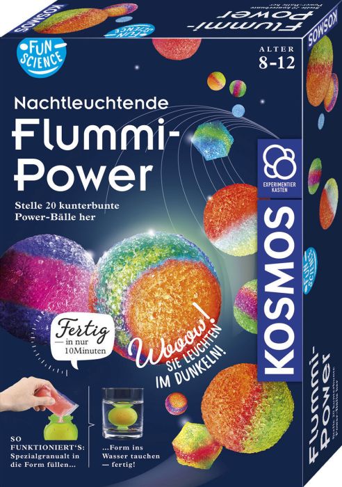Fun Science Nachtleuchtende Flummi-Power, Nr: 654108