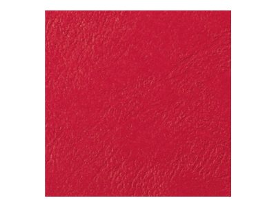 GBC Einbanddeckel LeatherGrain, DIN A4, 250 g/qm, rot ledergenarbter Karton, ma