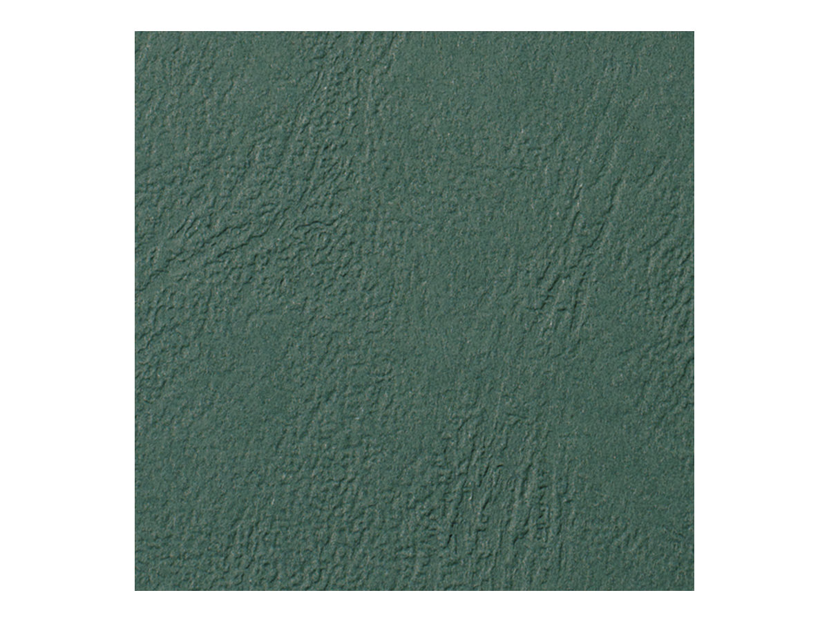 GBC Einbanddeckel LeatherGrain, DIN A4, 250 g-qm, dunkelgrün ledergenarbter Kar