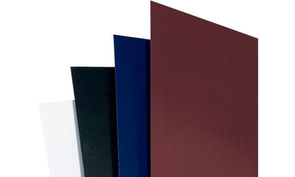 GBC Einbanddeckel ReGency, DIN A4, 325 g-qm, blau aus Karton, matt, punktartig 