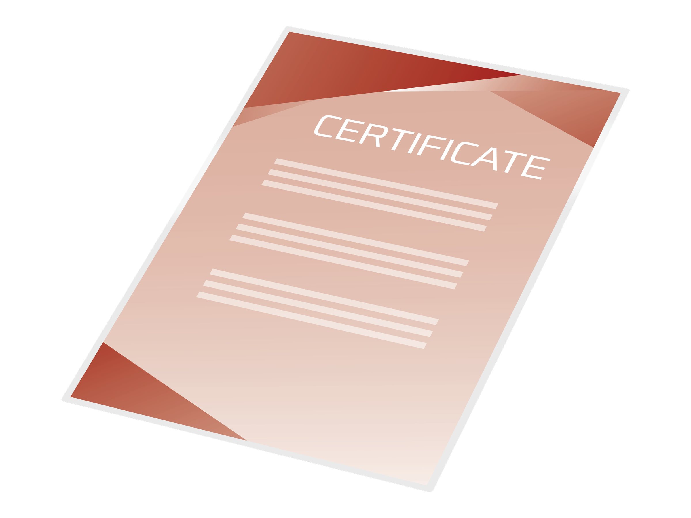 GBC Peel'n'Stick Glanzlaminiertasche A4 2x125 mic 100 St.