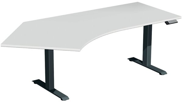 Elevate Plus Elektro-Hubtisch 2166x1130x630-1280 lichtgrau/anthrazit