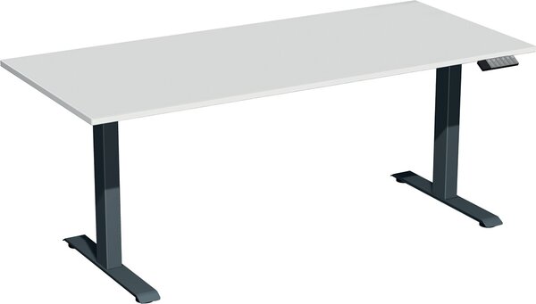 Elevate Plus Elektro-Hubtisch 1800x800x630-1280 lichtgrau/anthrazit