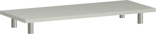 Aufsatzplatte für Korpusbreite 80 cm, Lichtgrau, Flex