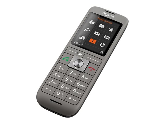 GIGASET CL660HX platin/schwarz Mobilteil inkl. LS CAT-iq für Router zB.Speedpor