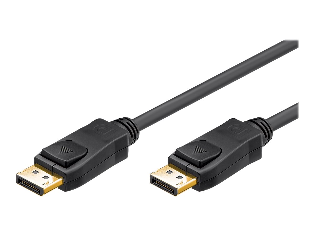 GOOBAY 49959 DisplayPort Verbindungskabel 1.2, 4K, vergoldet, DisplayPort-Steck