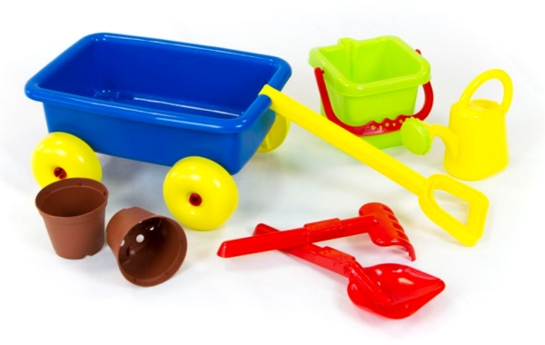 Garten-Wagen Set 7 tlg., Nr: 4440