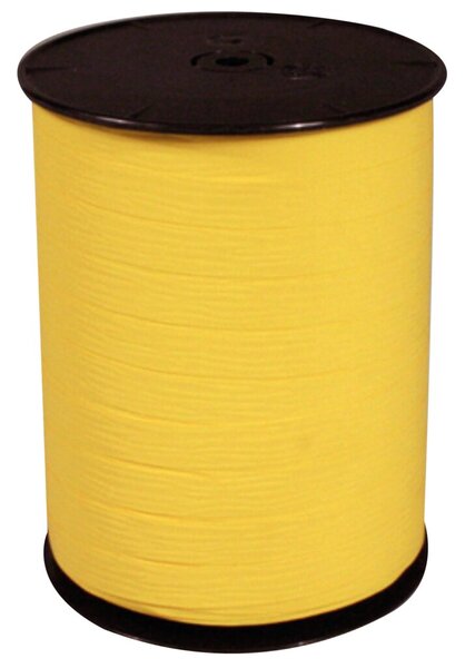 Geschenkband matt, 250mx10mm, gelb 