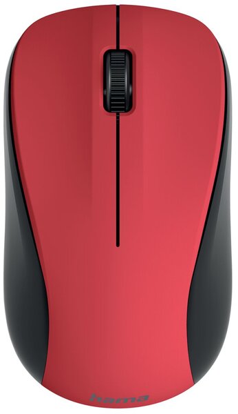 Optische 3-Tasten-Funkmaus MW-300 V2, rot, geräuschlos, mit USB-Empfänger