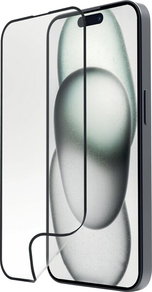 Schutzglas Super Hybrid iPhone 15 bruchsicherer, stoßfester Fallschutz