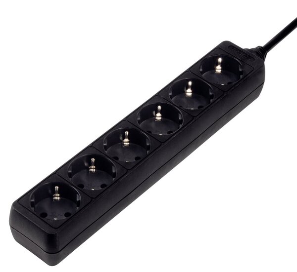 HAMA Distribution Panel 6-Way 45° - Verlängerungsschnur - Wechselstrom 230 V