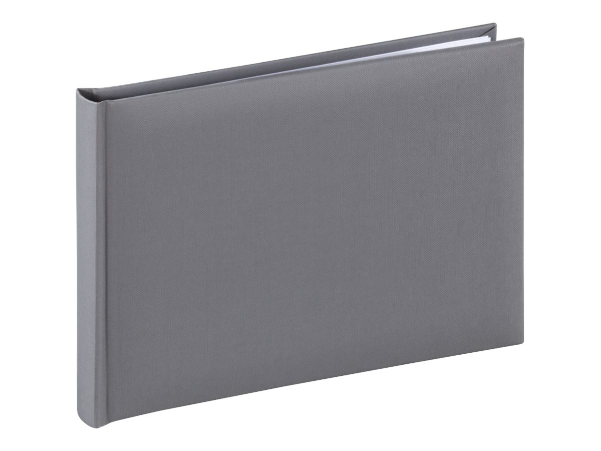 HAMA Fine Art Buchalbum 24x17 36 weiße Seiten grau