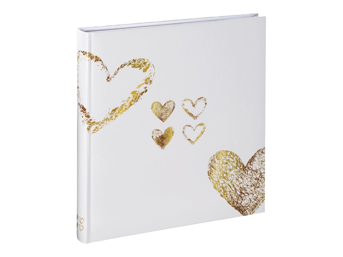 HAMA Lazise gold Buchalbum 29x32 50 weiße Seiten Hochzeit    2363