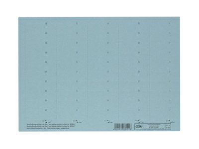 HAMELIN ELBA Beschriftungsschild für Sichtreiter, 4-zeilig, blau - für den Mark