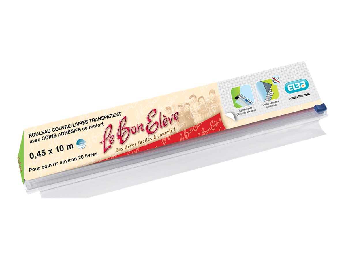 HAMELIN ELBA Buchschutz-Folie "Le Bon Elève", PVC, 45 mm x 10 m transparent, zu