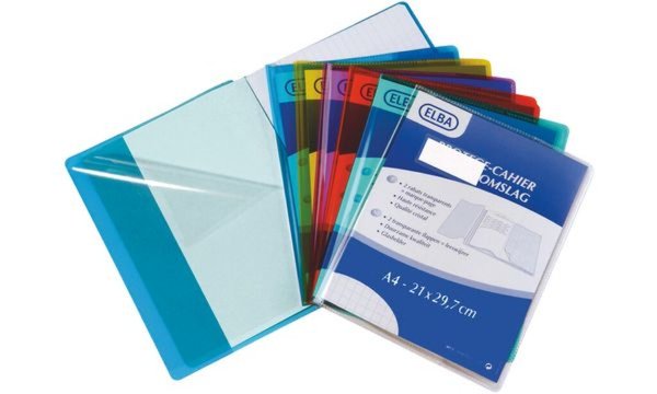 HAMELIN ELBA Heftschoner 240 x 320 mm, aus PVC 0,22 mm, farblos transparent, mi