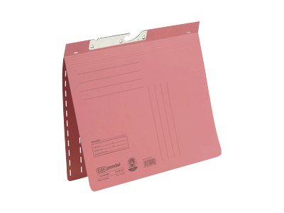 HAMELIN ELBA Pendelhefter, DIN A4, Manilakarton, 250 g-qm, rot - für den Markt: