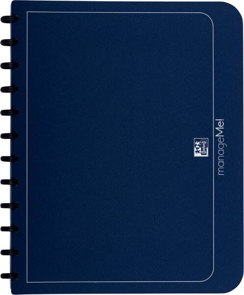 HAMELIN ELBA vario-zipp Ringmappe manageMe!, DIN A4, dunkelblau Ringdurchmesser
