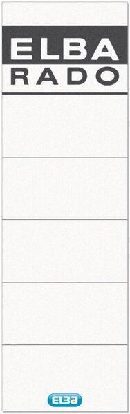 HAMELIN GMBH Rückenschilder f. Ordner 190x59 weiß E