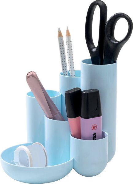 HAN Multiköcher CAMPUS, 6 Fächer, Polystyrol, pastellblau