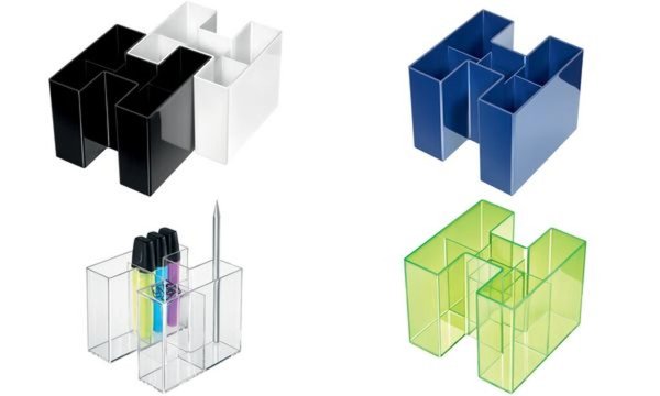 HAN Multiköcher BRAVO, 5 Fächer, Po lystyrol, schwarz (81420146)