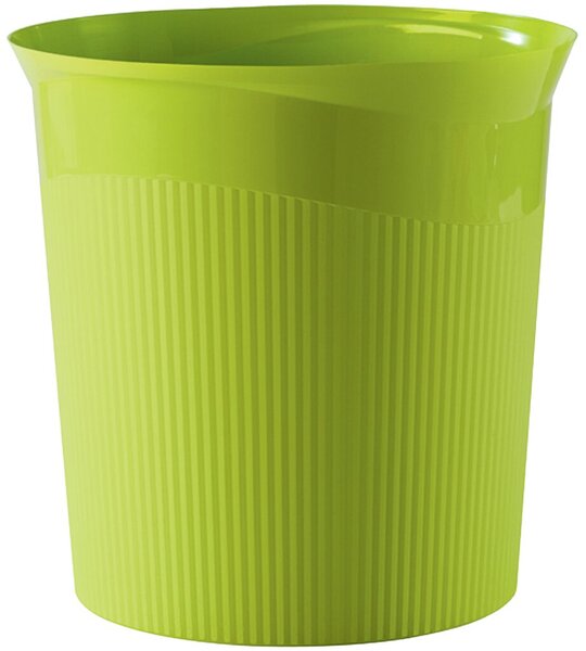 HAN Papierkorb Re-LOOP, Öko-Kunststoff, 13 Liter, lemon