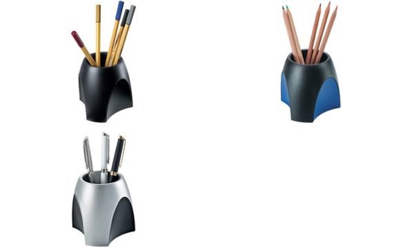 HAN Stifteköcher DELTA Silber Editi on, silber/schwarz (81420188)