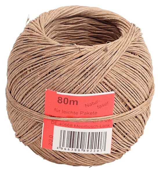 Naturfaserkordel fein 2/2,0 bis 4kg, 80m Lauflänge