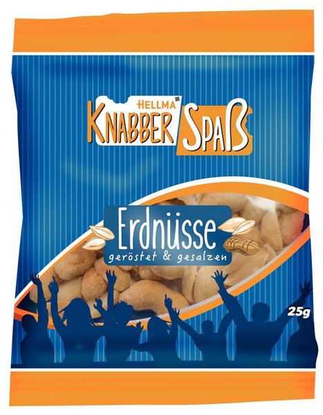 HELLMA Erdnüsse, geröstet und gesalzen