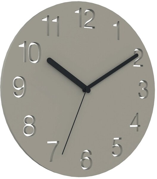 HELLO Wanduhr grau Durchmesser 40 cm, inkl. Batterie HELLO Wanduhr grau Durchmesser 40 cm, inkl. Batterie