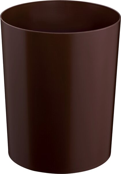 Sicherheitspapierkorb+ Alu, braun Aluminium-Einsatz, 13 L